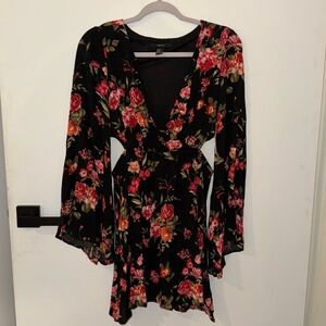 Mini floral dress